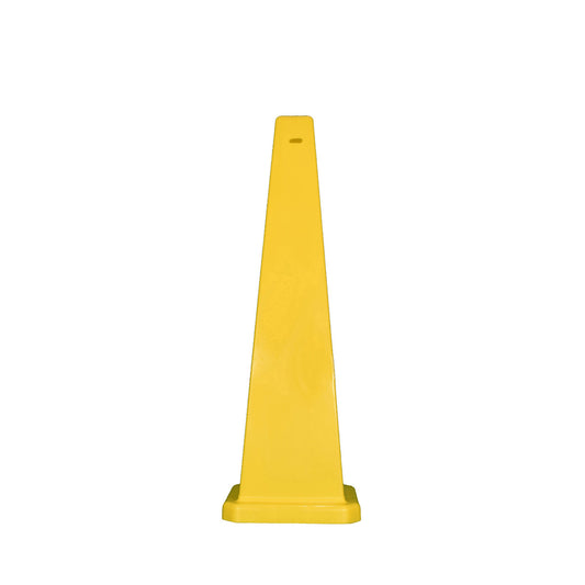 Cortina Safety Products Yellow Polypropylene Floor Cone - 36" Yellow Lamba Cone - Plain (5 pack)