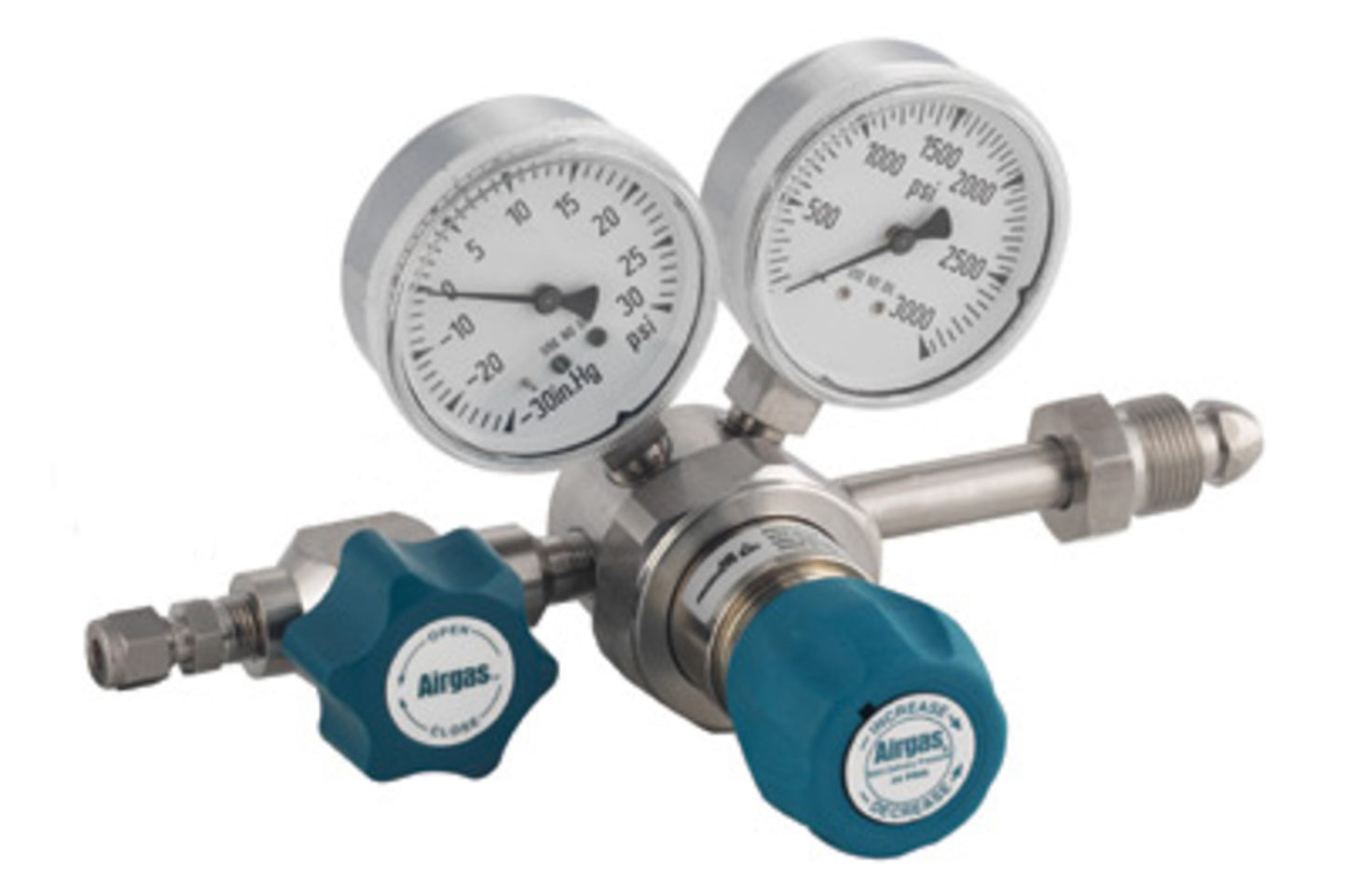 Airgas Model T265B Brass Ultra High Purity Two Stage Pressure Regulator With 1/4" FNPT Connection