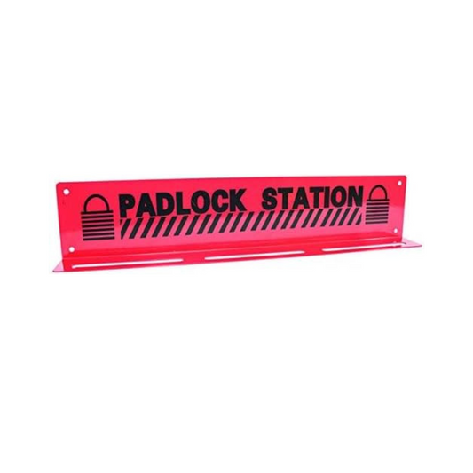 Heavy-Duty Padlock Station-Gauge Steel Construction
