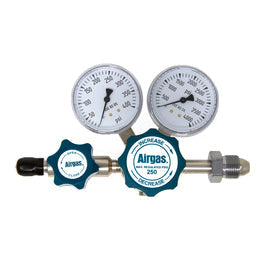 Airgas® Model N245G350 Brass High Purity Two Stage Pressure Regulator With 1/4" FNPT Connection And Non-Lubricated Check Valve