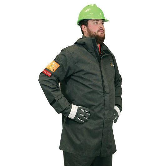 NSI XP™ Max 40" CarbonX® Jacket, Attached Hood, FR Liner